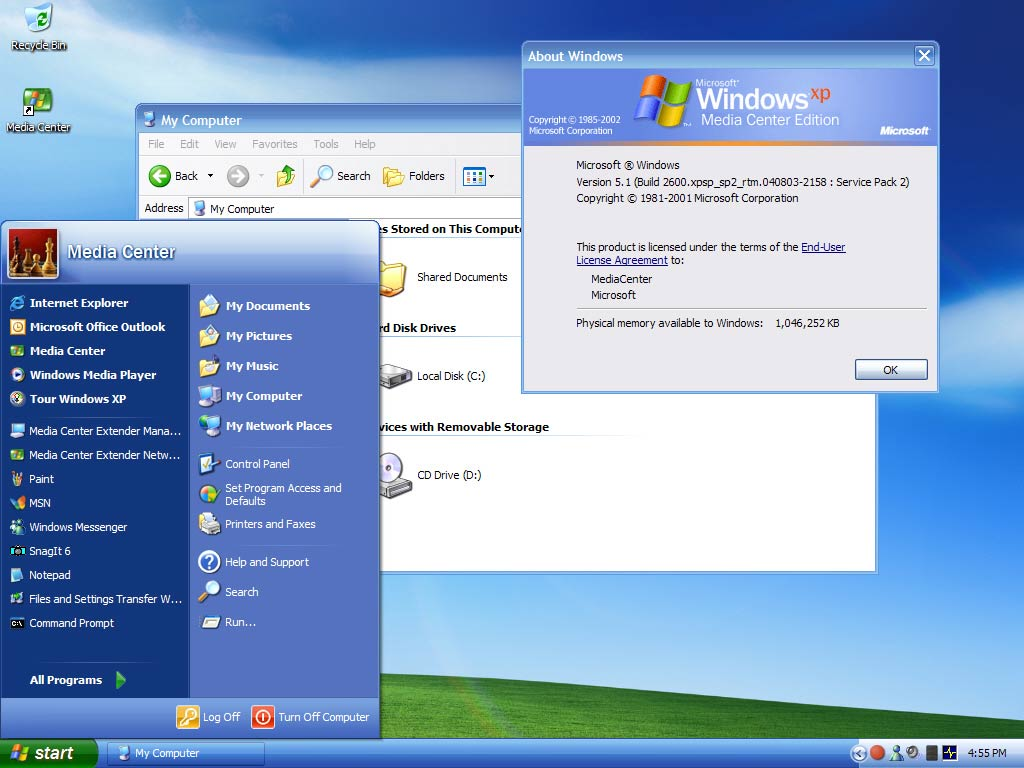 Windows xp mce 2005 iso